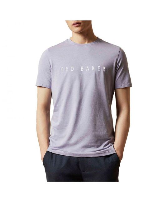 Ted Baker Blue Broni Branded T-Shirt for men
