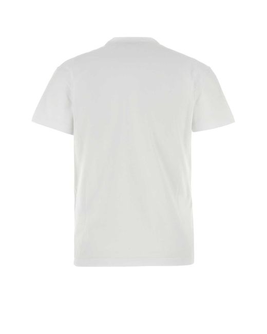 DSquared² White Cotton Just Right T-Shirt