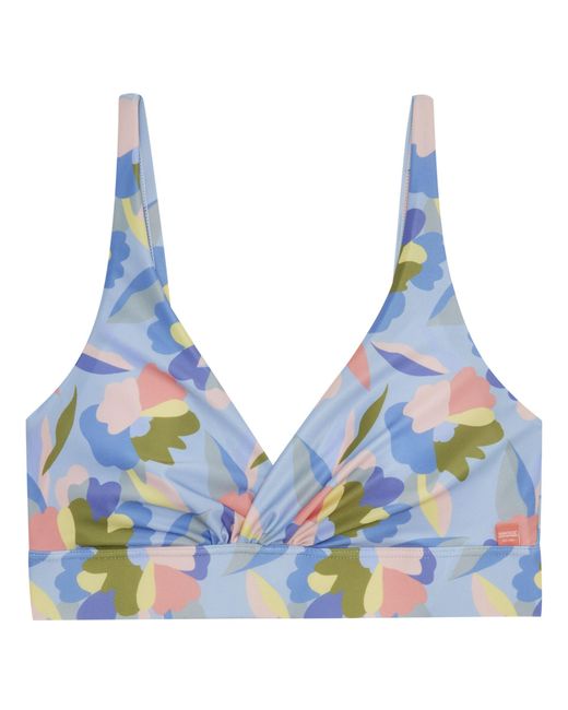 Regatta Blue Ladies Paloma Abstract Floral Bikini Top