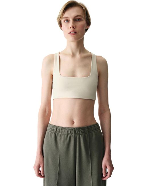 Penti Natural Ribbed Cotton Modal Sports Bra