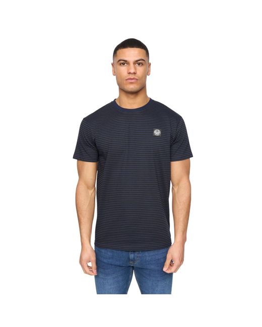 Henleys Blue Henbrett T-Shirt Cotton for men