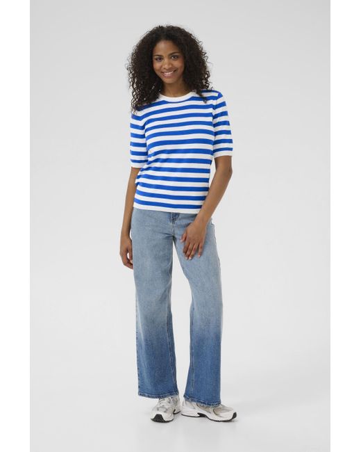 Kaffe Blue Strickpullover Kalizza Regular Fit