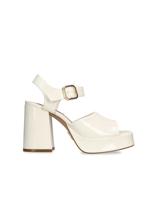 Steve Madden White Soho Heels