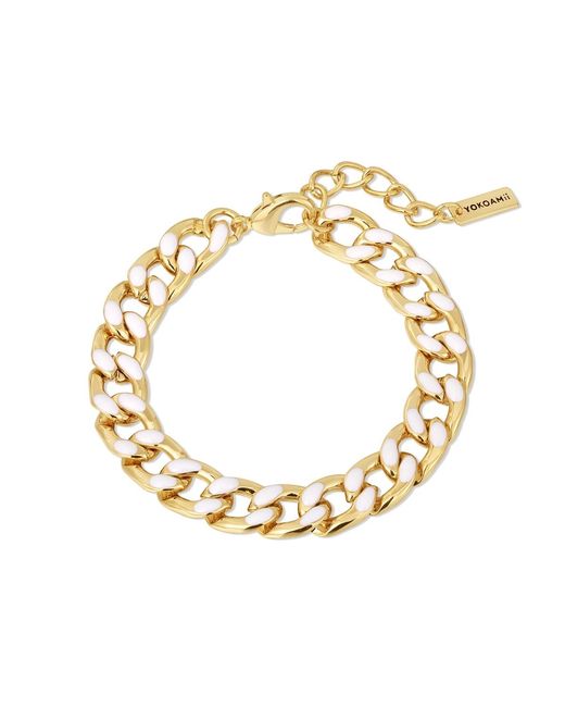 YOKOAMII Metallic Metal (Alloy) Bracelet