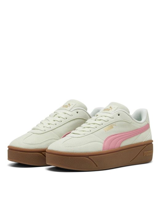 PUMA White Club Era Ii Platform Trainers
