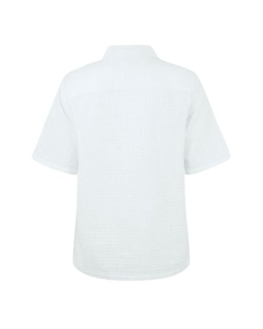 Ted Baker White Geometric Shirt for men