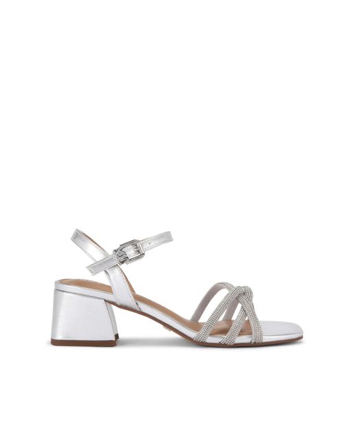 KG by Kurt Geiger White Abra Sandals