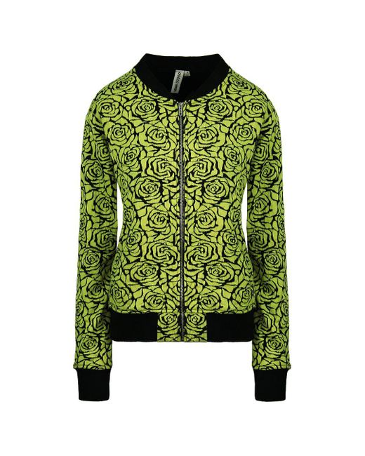 Vans Green Off The Wall Long Sleeve Zip Up Printed Track Jacket V2Yrd2P