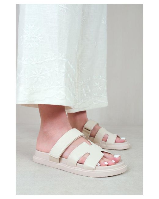 Where's That From White 'Adagio' Strappy Sandals
