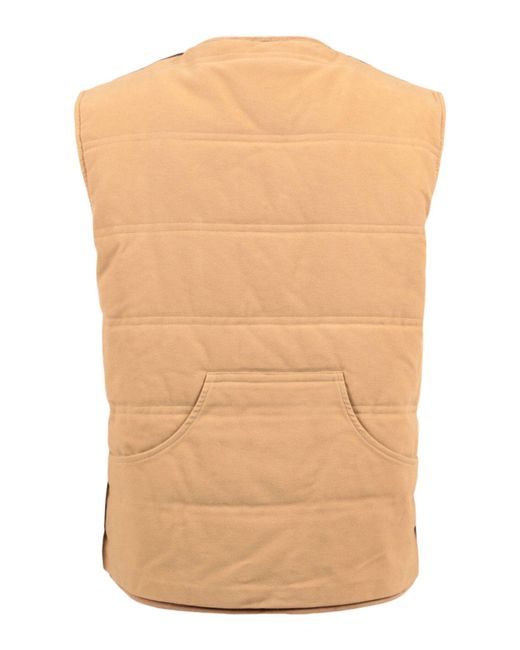 Gucci Brown Moleskin Vest With Suede Details