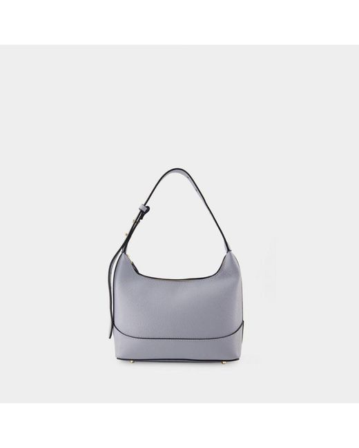 Elleme White Loop Hobo Bag - - Blue/black - Leather