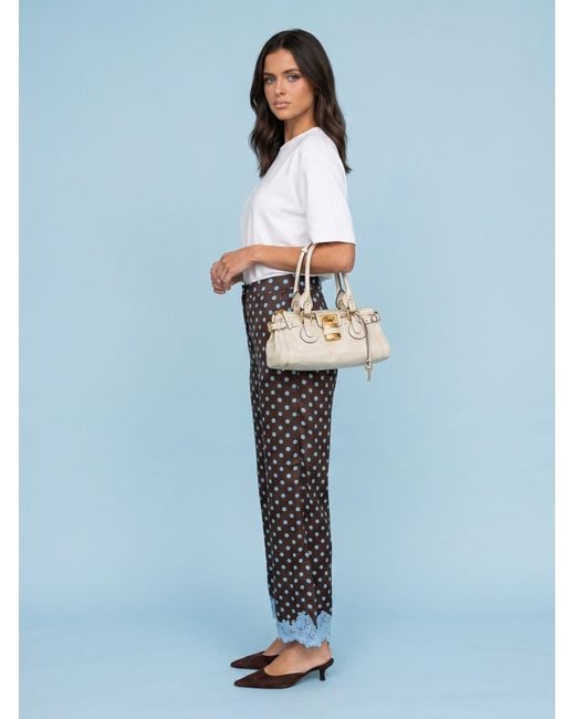 Urban Bliss Blue Lace Spot Trouser
