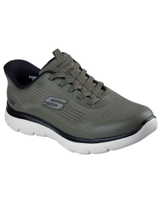 Skechers Black Summits Leyter Textile Trainers for men