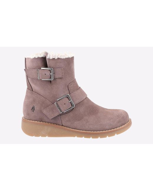 Hush Puppies Purple Lexie Boot Memory Foam