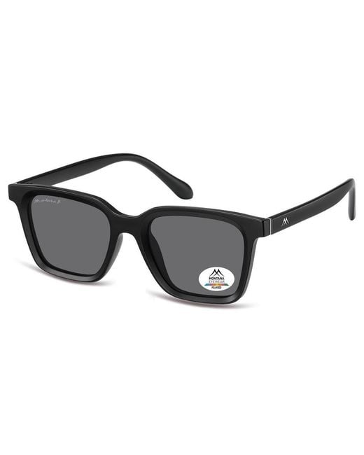 Montana Black Square Matte Polarized Mp58