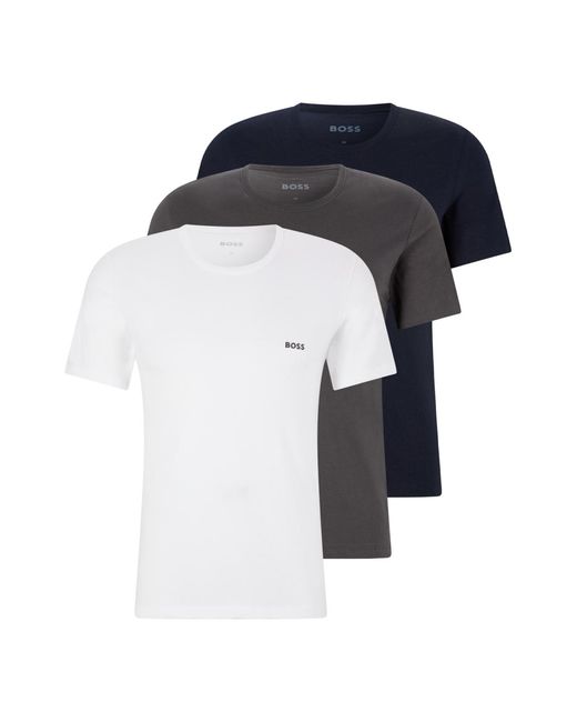 Boss Blue T-shirts 3 Pack for men