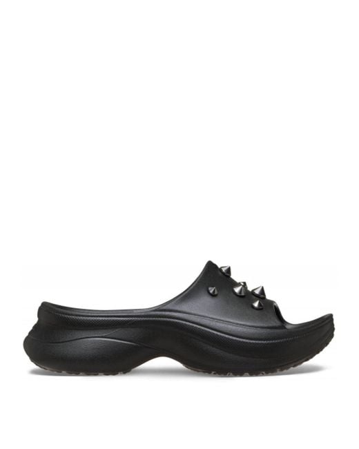 CROCSTM Black Studded Slide