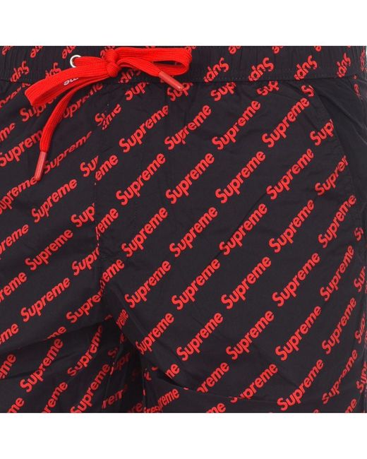 Supreme Red Mid-length Boxer Swimsuit Cm-30061-bp Polyamide for men