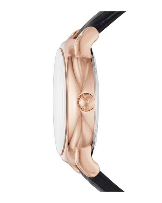 Emporio Armani Gray Luigi Watch Ar60007 Leather for men