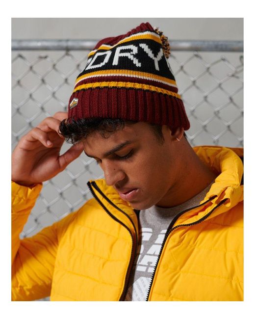 superdry beanie men's