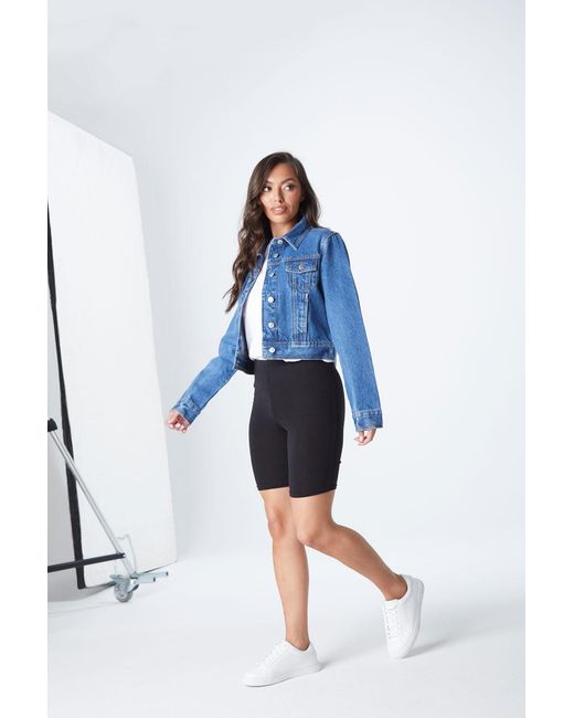 Urban Bliss Blue Li Mid Denim Jacket