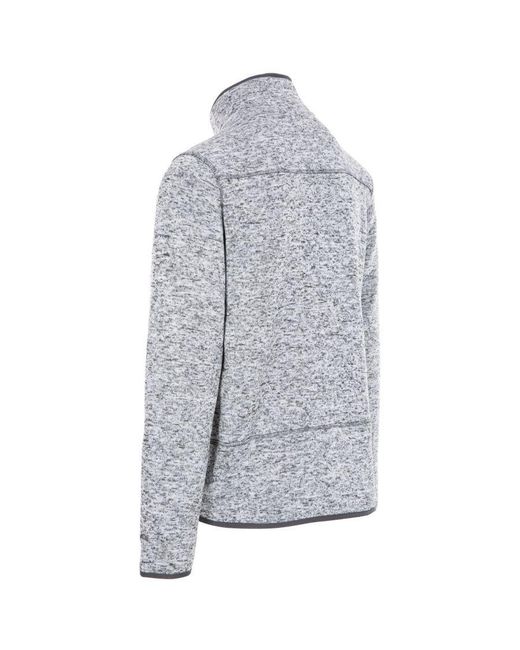 Trespass Gray Bingham Fleece Jacket for men