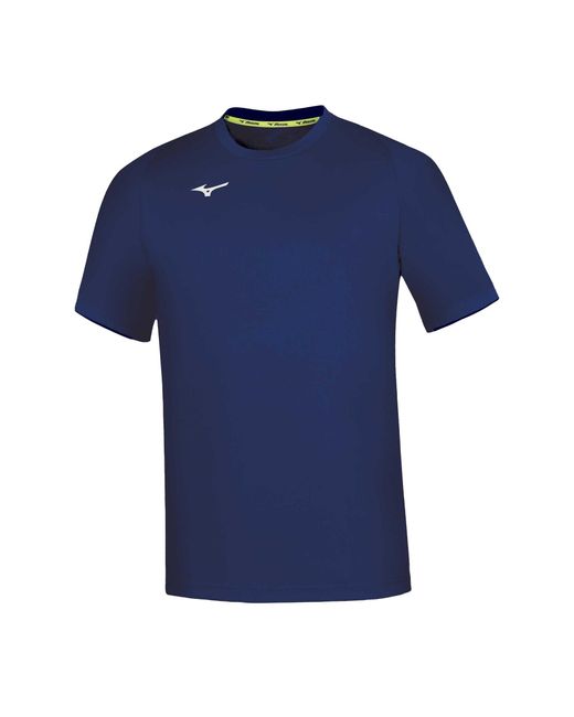 Mizuno Blue Core Short-Sleeved T-Shirt for men