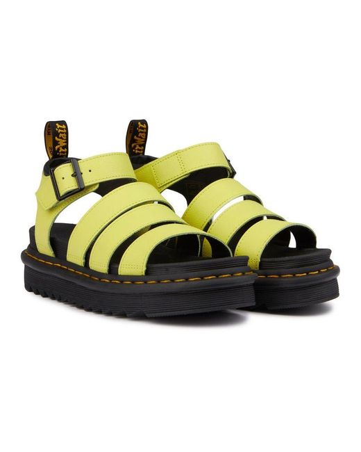 Dr. Martens Yellow Blaire Sandals