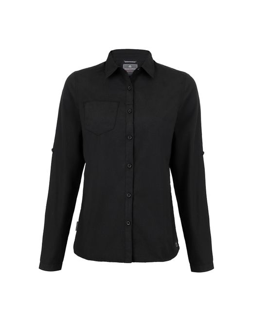 Craghoppers Black Ladies Expert Kiwi Long-Sleeved Shirt