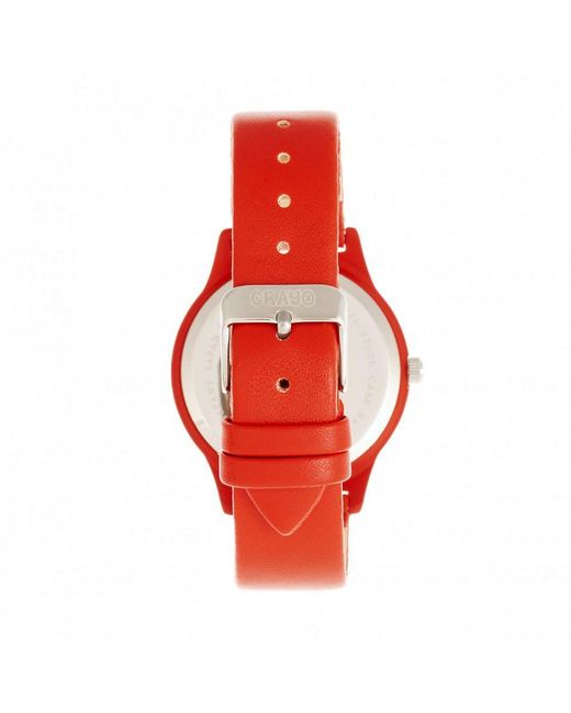 Crayo Red Splat Watch