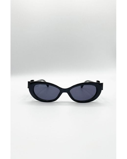 SVNX Gray Bow Side Detail Sunglasses