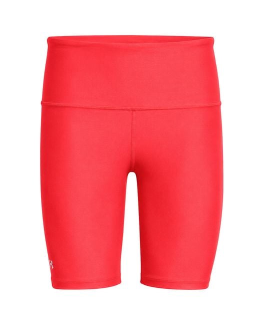 Under Armour Red Heatgear Neon Bike Shorts