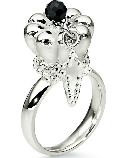 Folli Follie White 3R2F007K-54 Ladies Ring