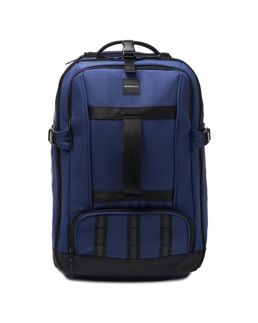 Oakley Blue Utility Dark Cabin Trolley Rolling Bag for men