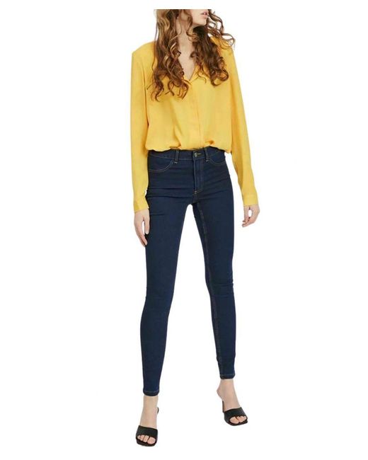 Vila Blue Regular Skinny Jeans