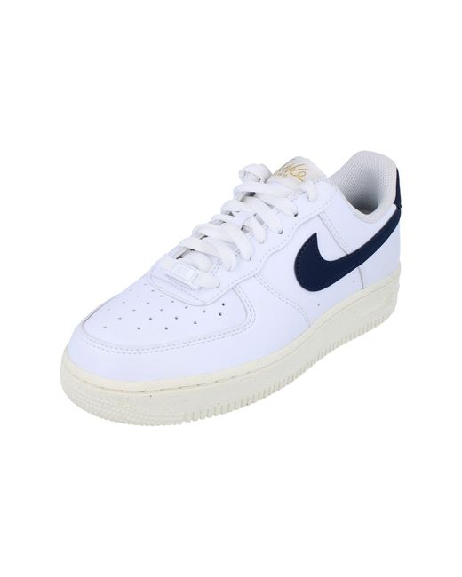 Nike Black Air Force 1 07 Nn Trainers