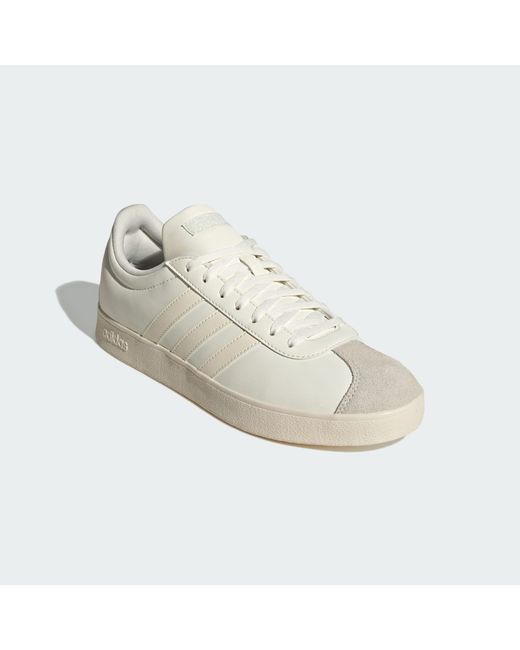 Adidas White Vl Court Base Shoes for men