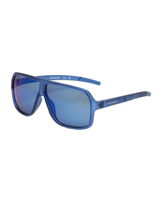 Skechers Blue Se00014-6091X Se00014 60 6091X Sunglasses for men