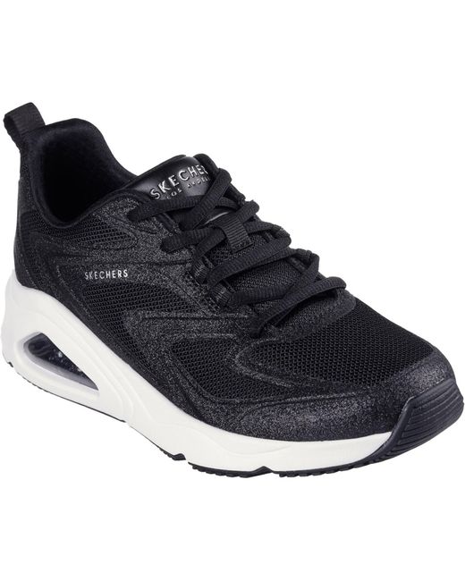 Skechers Blue Tres-Air Uno Glit-Airy Trainers