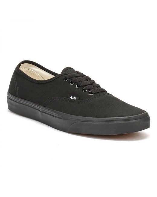 Vans Black Authentic Canvas True Trainers