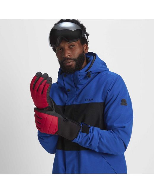 TOG24 Red Adventure Ski Gloves Chilli