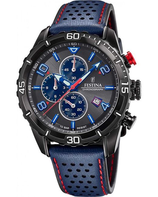 Festina Blue F20519-3 Timeless Chronograph Watch for men