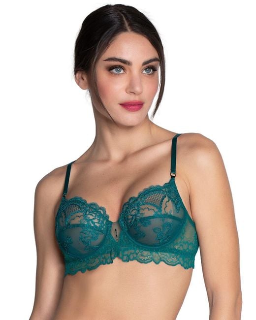 Lise Charmel Green Ach6013 Sublime En Dentelle Full Cup Bra