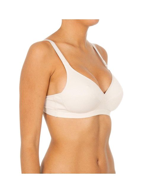 Playtex White Magic Cross-Over Wireless Bra 00Bd