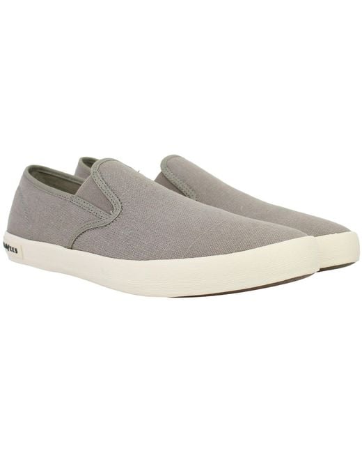 Seavees Gray Baja Standard Plimsolls for men