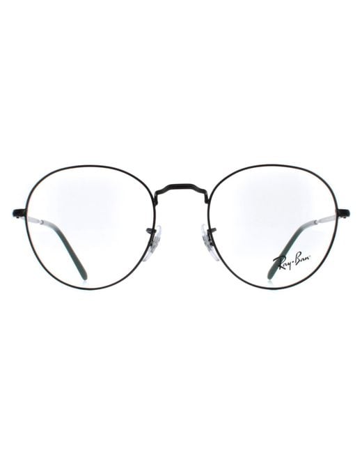 Ray-Ban Brown Round Rx3582V David Metal