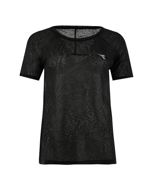 Diadora Black Active T-Shirt Cotton