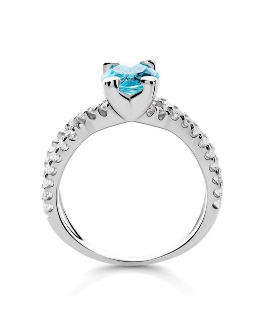 Orphelia Blue 925 Sterling Ring