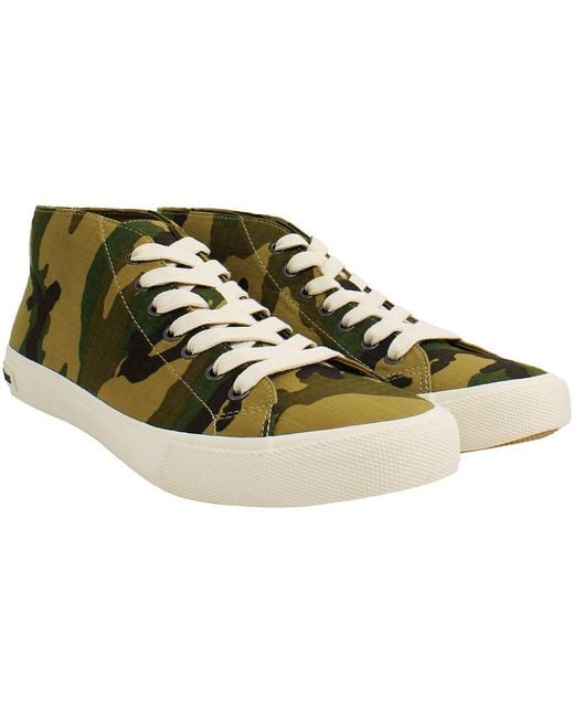 Seavees Green California Special Ripstop Plimsolls Canvas for men
