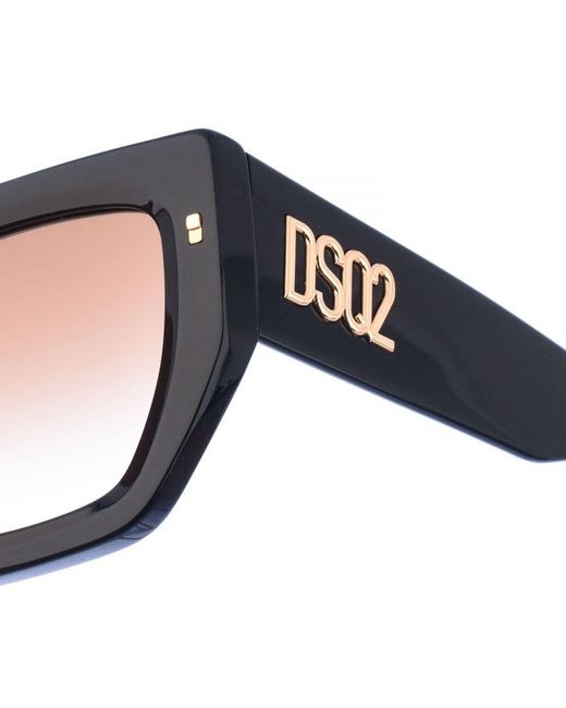 DSquared² Blue Butterfly-Shaped Acetate Sunglasses D20031S
